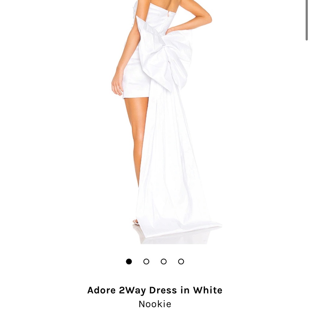 Nookie tafeta bow dress